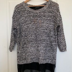 Janet Paris sweater gold sequins size M/L USA